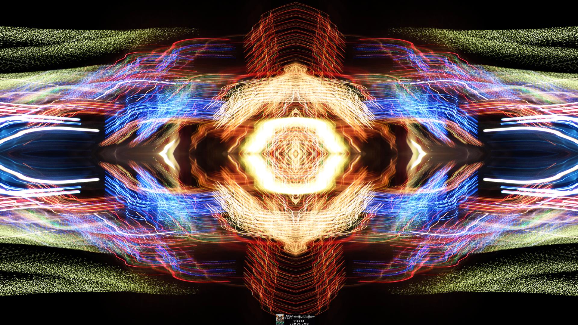 Wakefield Holiday Lightshow 2013 Quadroscopic long exposure artwork